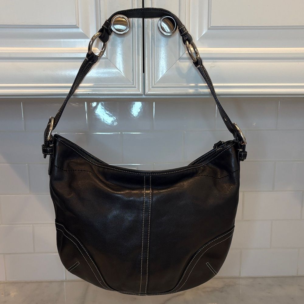 Coach Bag Purse Handbag Leather Soho Y2K Hobo Vintage Shoulder Bag Pocketbook - Picture 5 of 17